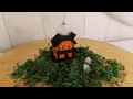 How to make a plastic canvas a mini Haunted Halloween House
