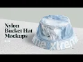 Nylon Bucket Hat Mockups Presentation