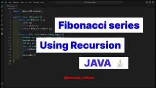 Fibonacci Series in Java Using Recursion Java Program