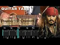 Pirates of the Caribbean theme | GUITAR TABS \u0026 CHORDS | Free Backing Track | Sushant Patil Music