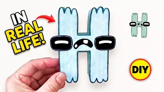 Alphabet Lore in Real Life! DIY Letter H (3D Paper Craft Tutorial)