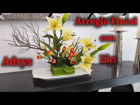 Download MP3 Machen Sie ein schönes Blumenarrangement mit Lilien zum Buffet