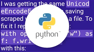 UnicodeEncodeError charmap codec can t encode characters