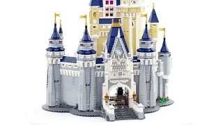Lego super smooth stop motion - Disney Castle 71040 - speed build (review)