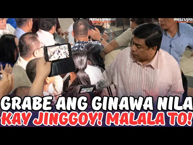 Outline Video GRABE TO! JINGGOY KINUYOG! MAY NAPASIGAW NA!