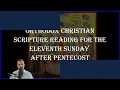 Daily Orthodox Scripture - 11th Sunday After Pentecost John 21 14-25 1 Cor 9 2-12 Matt 18 23-35