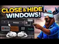 How to Close Hide Windows on New Meta Quest UI - Meta Quest Tips