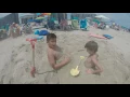 Kyle and Grant in Sand