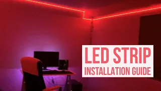 LED Strip Installation Guide 16 4ft 32ft
