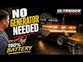 Bowfishing Lights on Battery Power Airboat Setup with No Generator Swamp Eye Silent Series