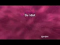 Idiot (Version 2011) - Matthias Reim & Michelle  Sängerin | Karaoke Version | KaraFun