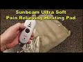 Sunbeam Heating Pad for Pain Relief Standard Size 12 x 15