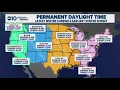 What to know about permanent daylight saving time now on the horizon