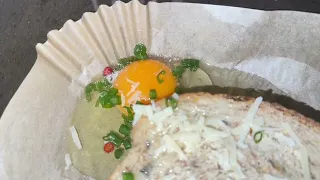 10 min egg sandwich breakfast in Air fryer. Quick, delicious and healthy. Try it.