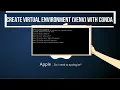 Create Virtual Environment venv with conda