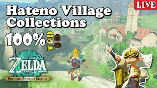 All Hateno Village Quests in Zelda Tears of the Kingdom 100% Walkthrough live