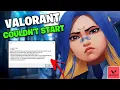 How To Fix Valorant Couldn t Start Error - NEW 2026