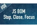 Learn JS BOM in Arabic - Window Methods