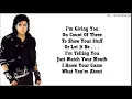 michael jackson - bad (lyrics)
