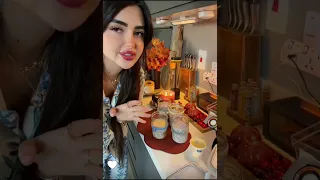 واخيرا صباحية عائلة اميره وعبد الرحمن في المطبخ فقرة تحضير طبخة اليوم لانش بوكس ايلين عائلة ميرو 