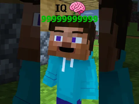Zombie and IQ Test. Baby Steve saves the village. #shorts @ST-Mine