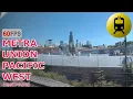 Metra Union Pacific West EB Glen Ellyn to Chicago OTC VirtualTrain