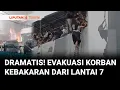 Dramatis! Detik-Detik Evakuasi 15 Karyawan Terjebak Kebakaran di Gedung 7 Lantai Jakarta | Liputan 6
