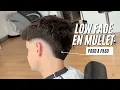 How to cut a V-shaped MULLET with a LOW FADE Low Fade Textured Youth Haircut
