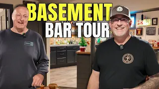 Ultimate Whiskey Bourbon Collection Tour Kent s Basement Bar REVEALED