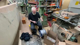 Ropes and chain and more about the hawse tail.