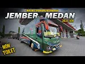 Download Lagu NAIK BUS RUTE TERJAUH SE INDONESIA | Antar Lintas Sumatera ALS 390 Jember-Medan Part 1