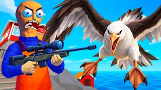 PESCADOR VS ALBATROS GIGANTE DE COMBATE | HOW TO FISH