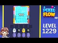 Pixel Flow Level 1229 Solution Walkthrough