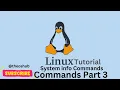 Linux commands tutorial for beginners part 3