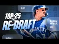 RE-DRAFTING the Top 25 MLB Players 2026 Fantasy Baseball Draft Redo