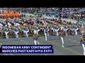 Download Lagu Indonesian army contingent marches past Kartavya Path during 76th Republic day parade