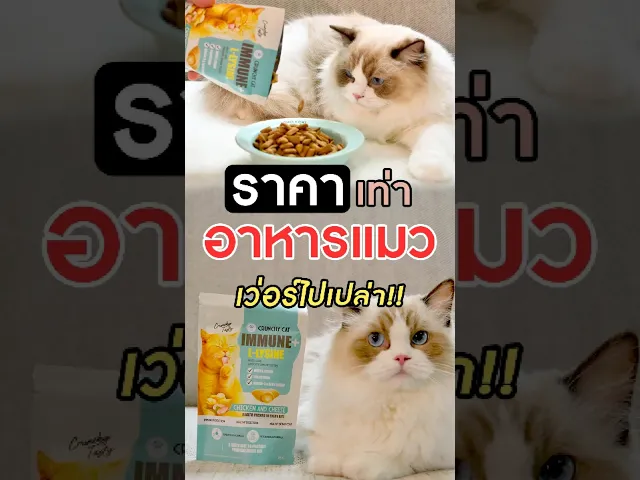 Crunchy cat Immune+ L-Lysine