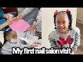 Mommy Vlog DAUGHTER 1st NAIL SALON TRIP