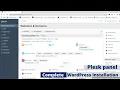 Complete step-by-step WordPress installation on Plesk panel in 3 minutes