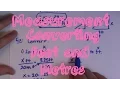 Converting Between Metres and Feet