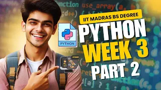 Python Week 3 Part 2 for Loops in Python Iterative Statements Explained with Problems