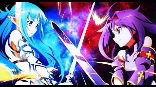 SAO - Asuna Vs Yukki Eng Sub