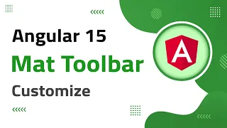 17 Mat Toolbar Customization in Angular 15 angular material angular 15 tutorial