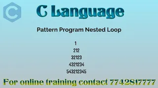 pattern program in c using nested loop