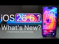 iOS 26 6 1 is Out - What s New