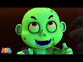 Jonny Johny Yes Papa with Zombies | Spooky Halloween songs for Kids | ABC Learning Club