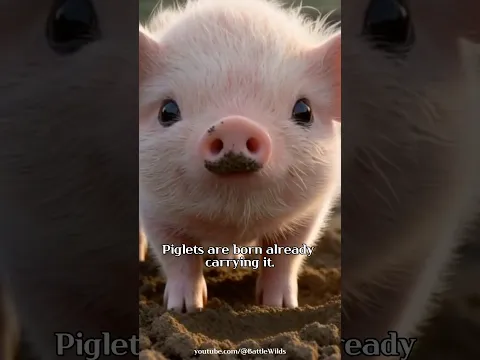This Piglet Is Dangerous! Why You Shouldn't Pet Cute Animals #pig #babyanimals