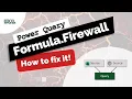How to fix the Formula Firewall in Power Query Excel Off The Grid