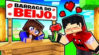 BEIJEI meu CRUSH na BARRACA do BEIJO no Minecraft ◂Miika▸