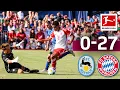 Bayern Score 27 Goals Rottach Egern vs FC Bayern Munchen 0-27 Highlights